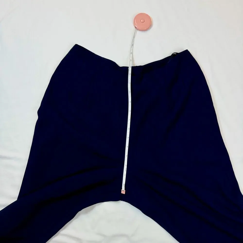 Dani Max Dress Pants Navy Blue Women’s 14 Corporate Office Siren Workwear Plus - Picture 6 of 16
